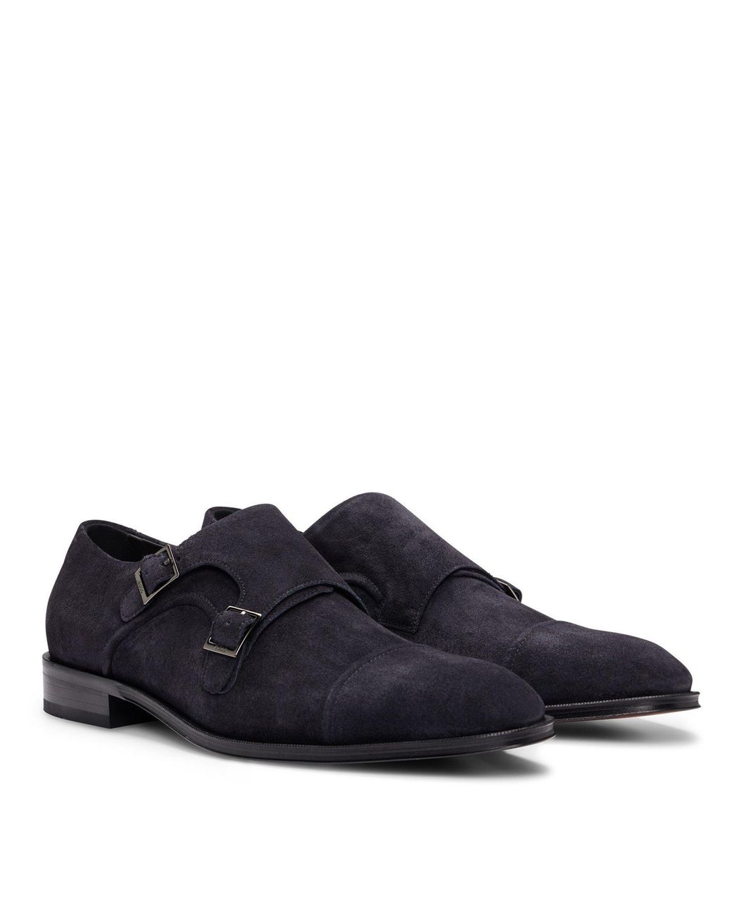 Boss Blue Solid Color Loafers for men