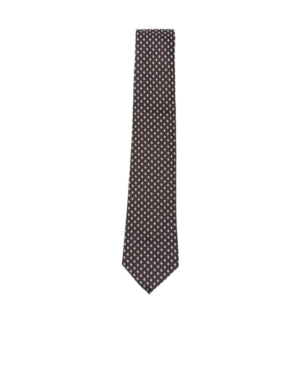 Emporio Armani White Fancy Classic Tie for men