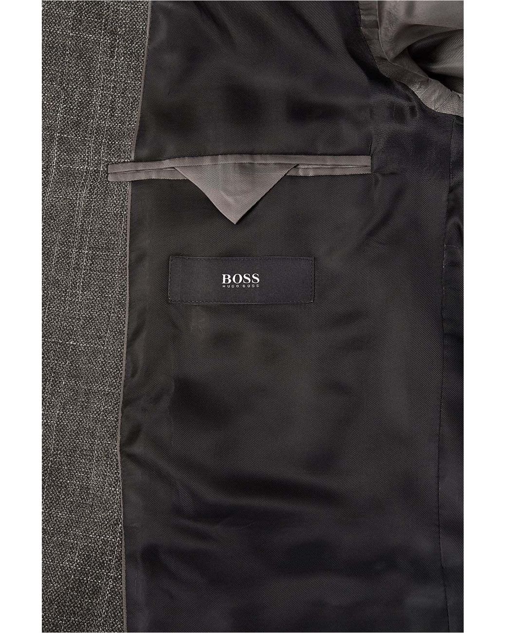 Boss Gray Long Sleeve Blazer for men
