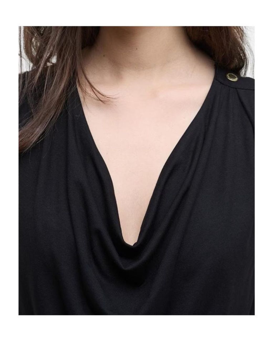Barbour Black Saskia Top