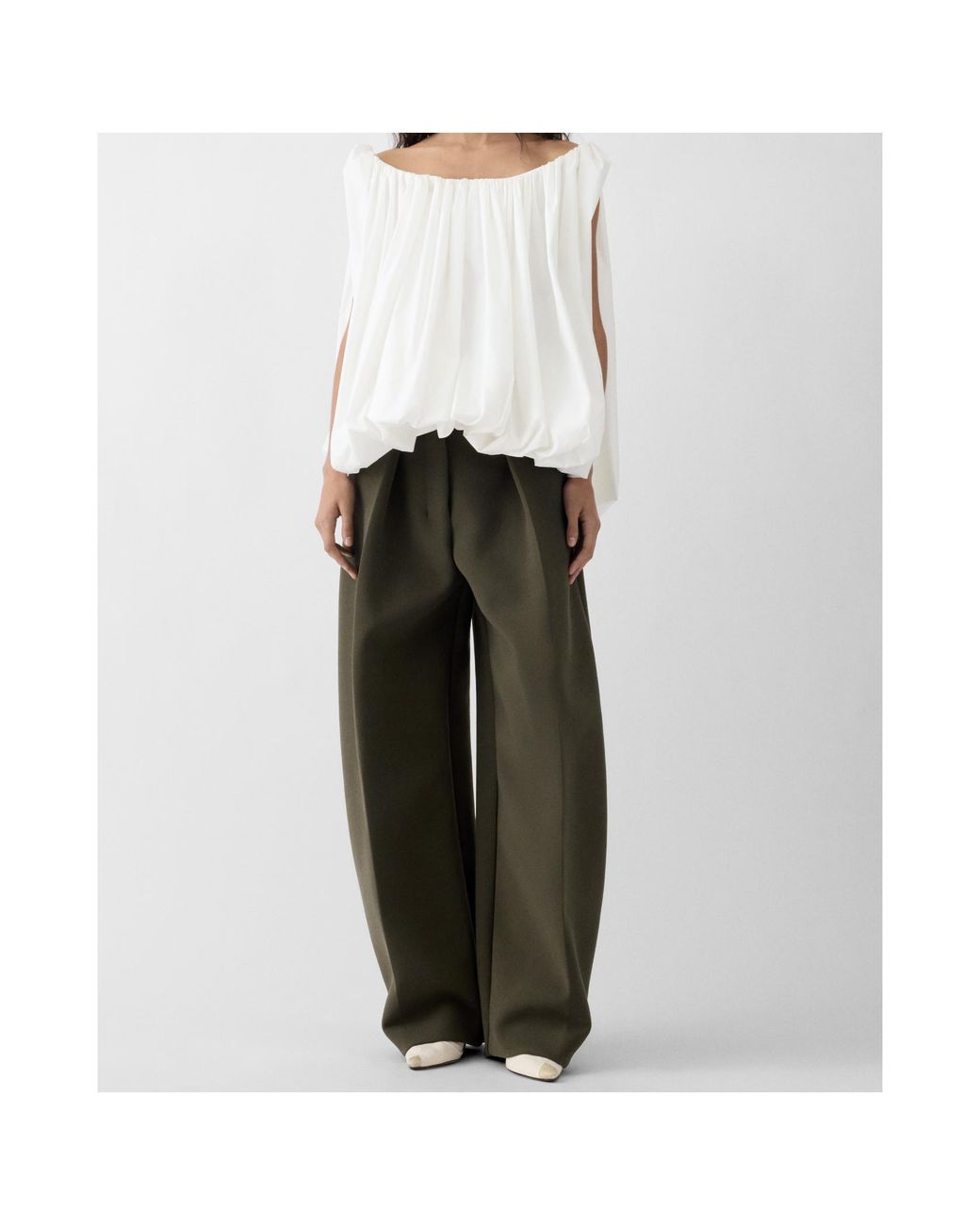 Jacquemus Green The Ovalo Trousers