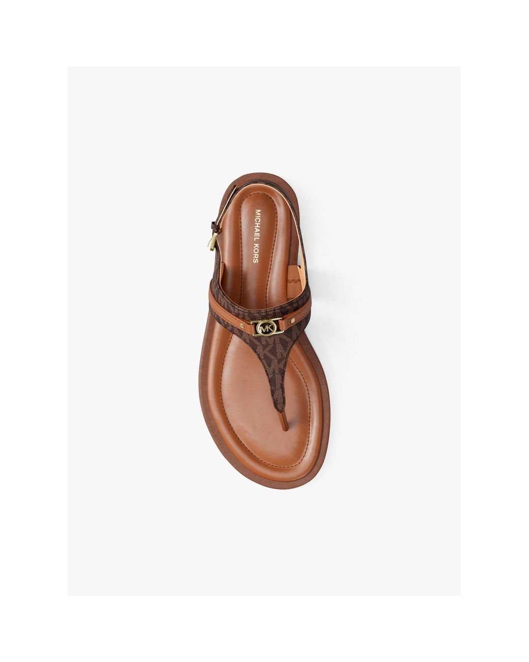 MICHAEL Michael Kors Brown Mandy Flat Sandals