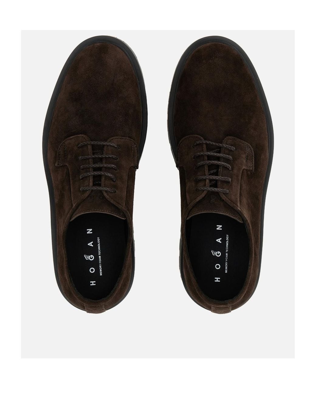 Hogan Black H673 Derby Lace-Up Shoes for men