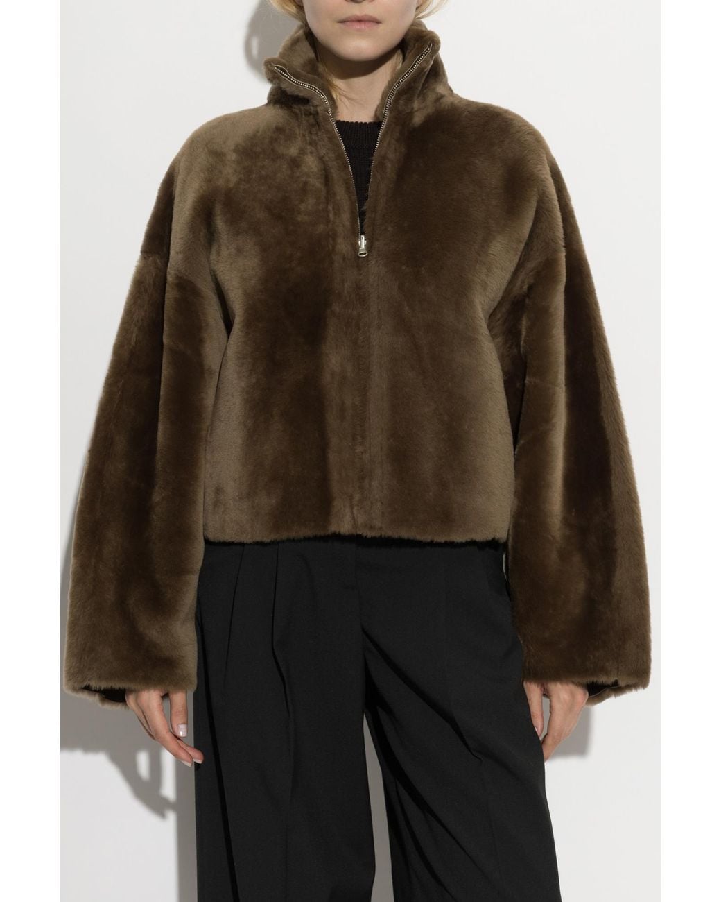 Arma Brown Indy Reversible Shearling Jacket