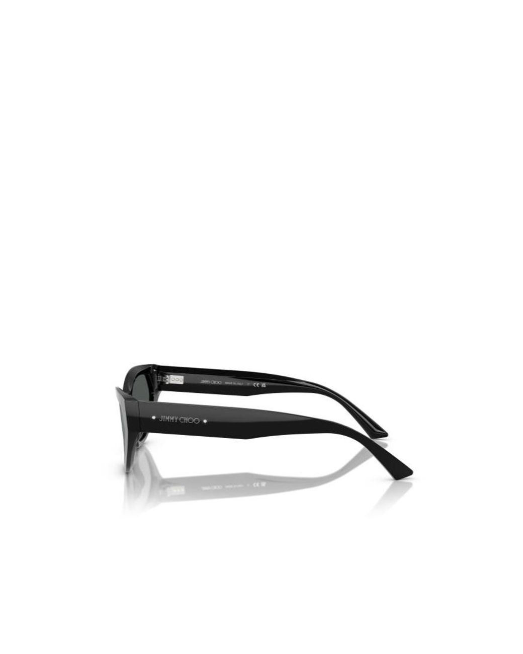 Jimmy Choo White Eyewear Cat Eye Frame Sunglasses