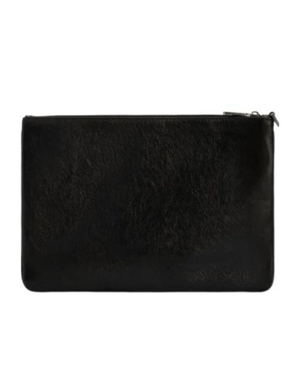 Dolce & Gabbana Black Logo Plaque Clutch Bag for men