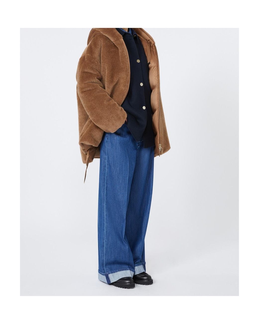 Max Mara Blue Belt Loop Jeans