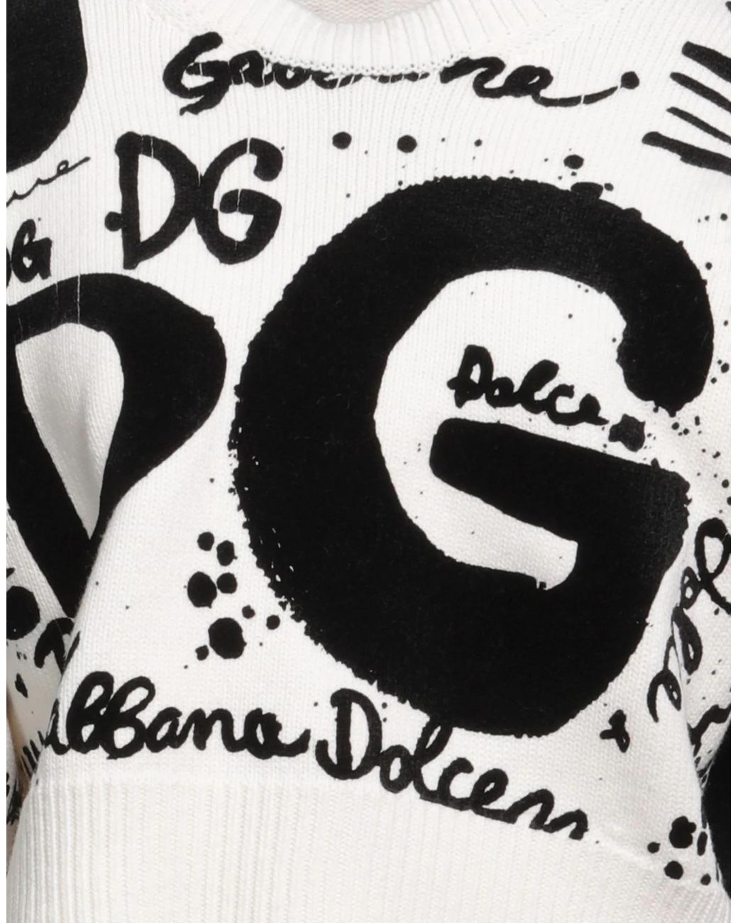 Dolce & Gabbana Black Two-Tone Long Sleeve Sweater