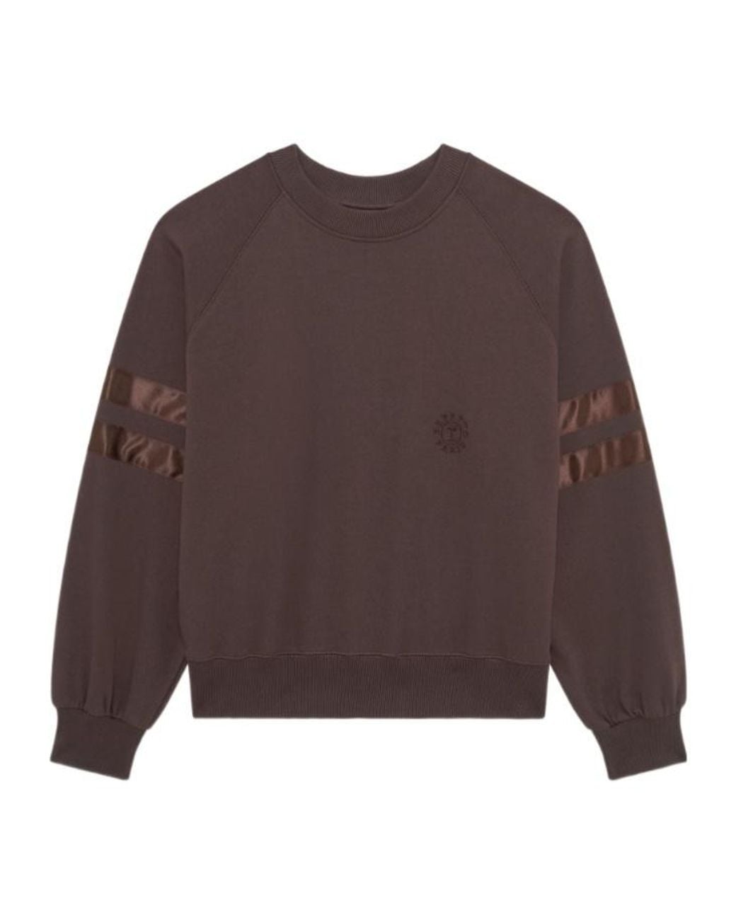 Repetto Brown Logo Trimmed Sweatshirt