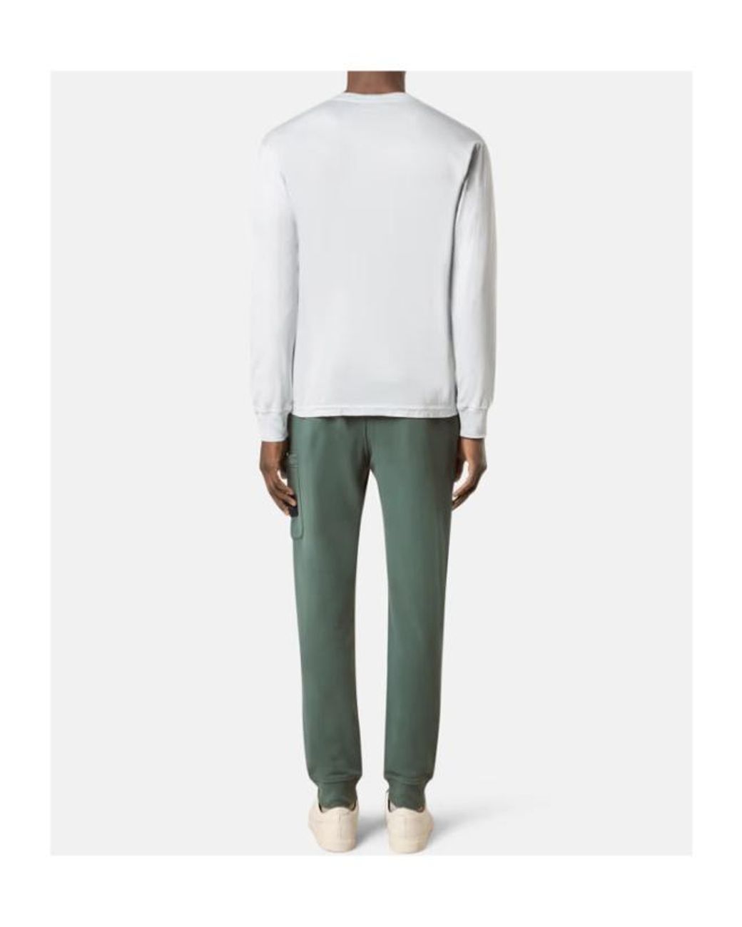 Stone Island Green Slim Fit Sweatpants for men