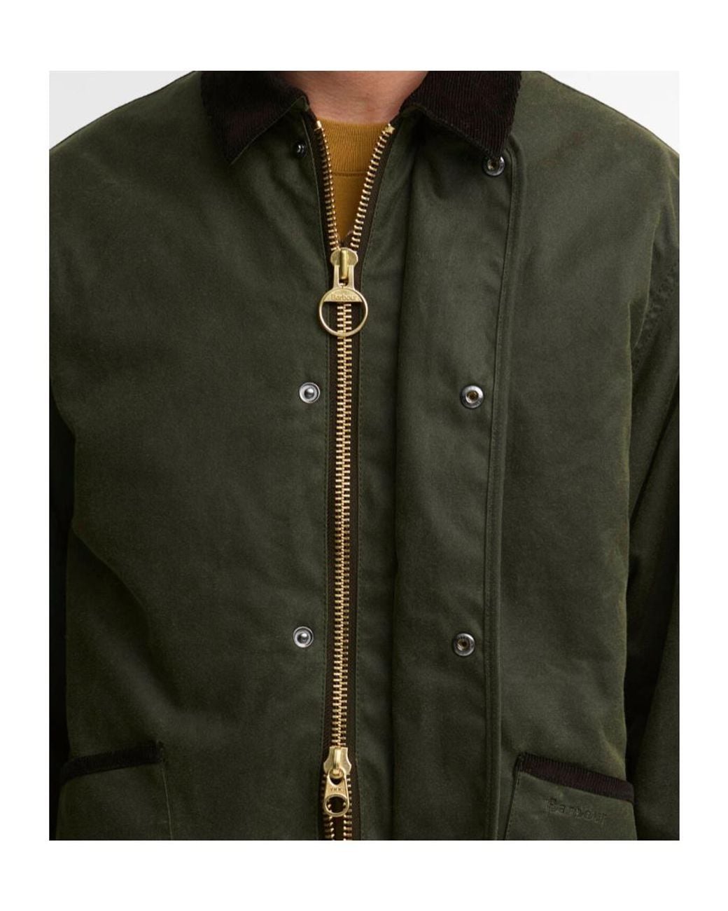 Barbour Green Liddesdale Quilted Short Jacket for men