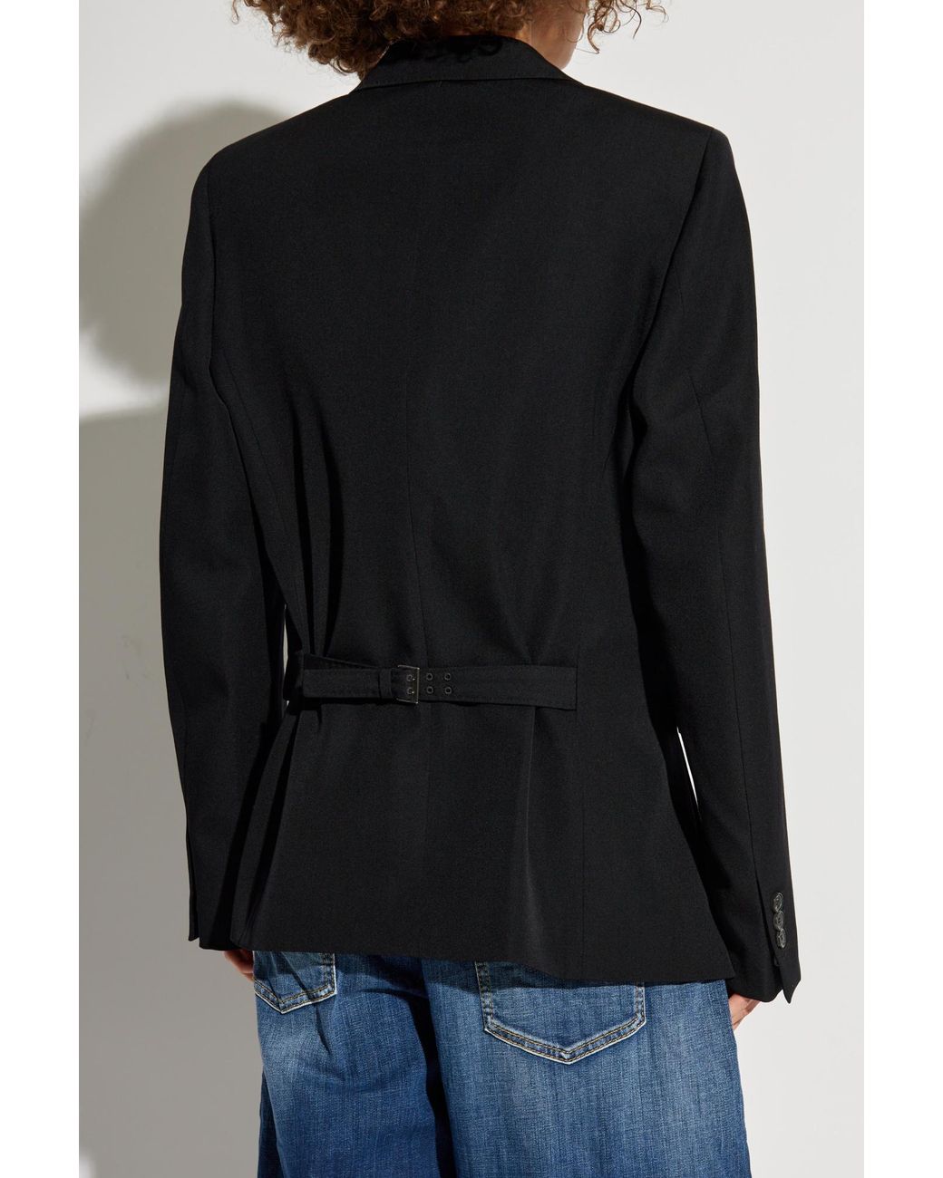 DSquared² Blue Long-Sleeved Single-Breasted Tailored Blazer