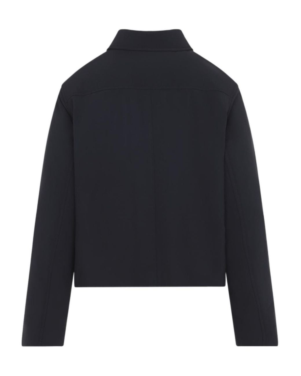 Jil Sander Blue Cropped Sport Jacket