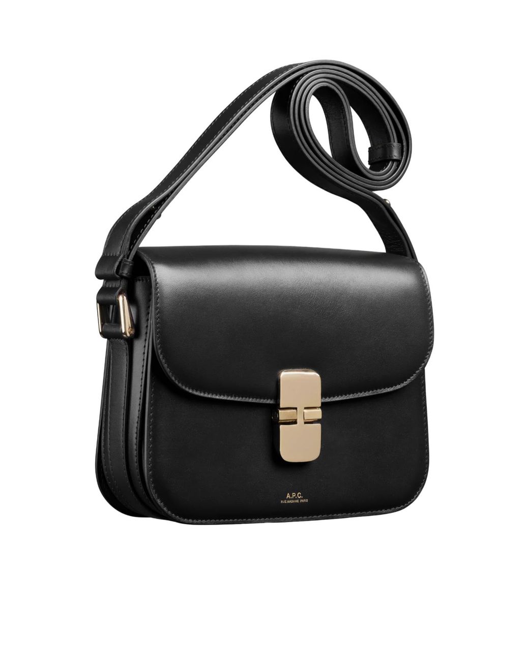 A.P.C. Black Small Grace Shoulder Bag