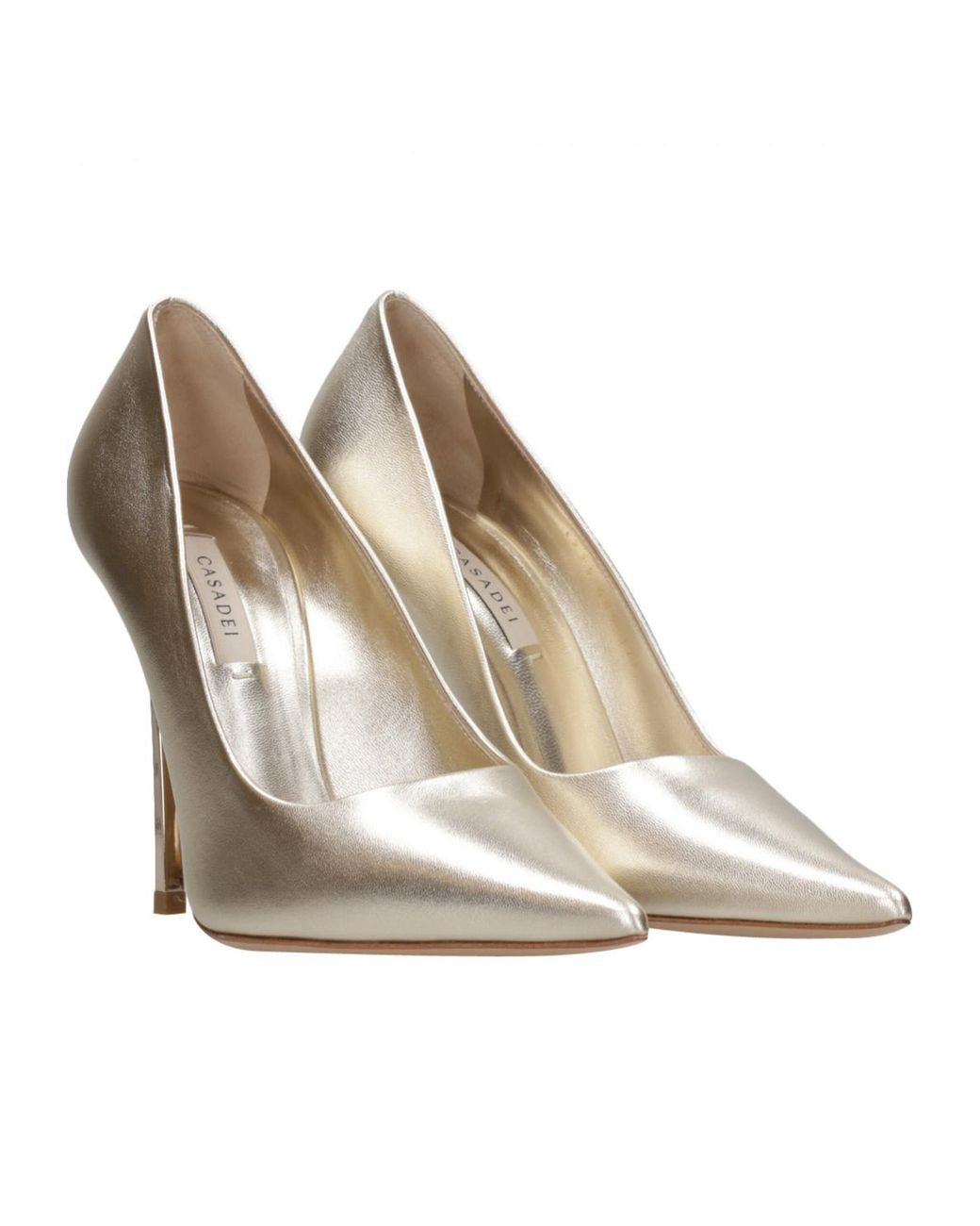 Casadei White Cusp High-Heeled Shoes