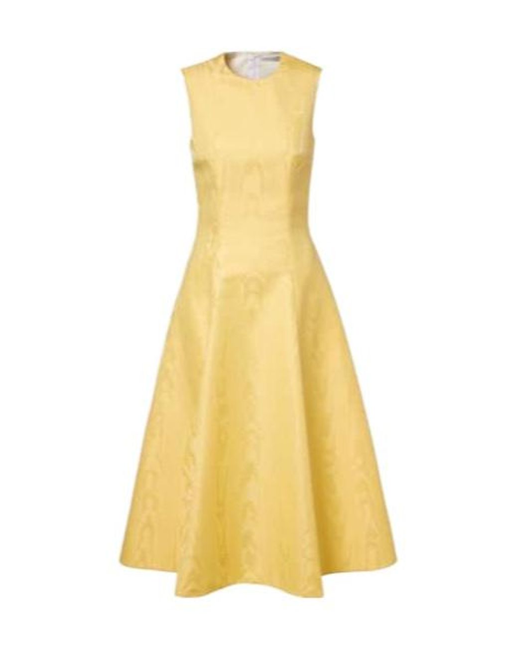 Emilia Wickstead Yellow Mara Wavy Micardo Midi Dress