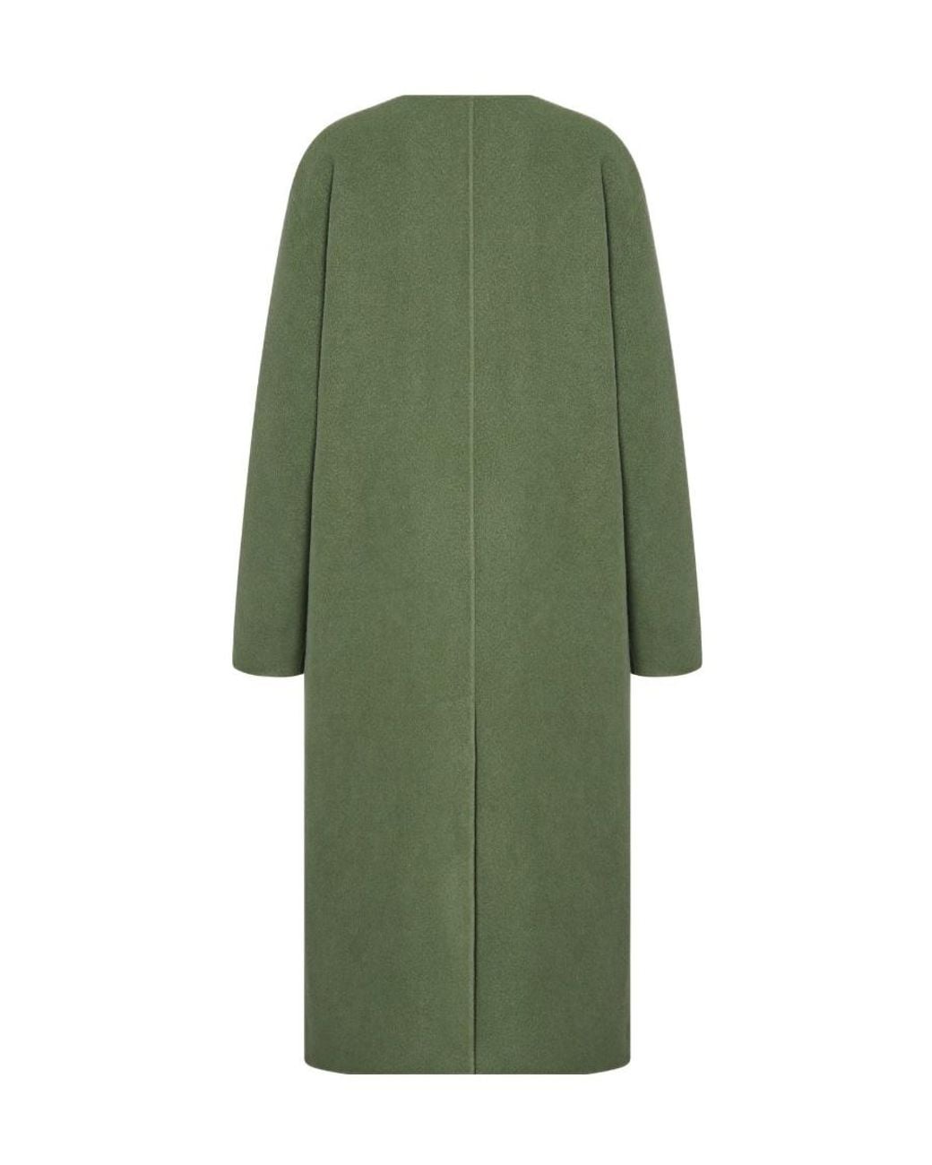 The Row Green Priske Cashmere Coat