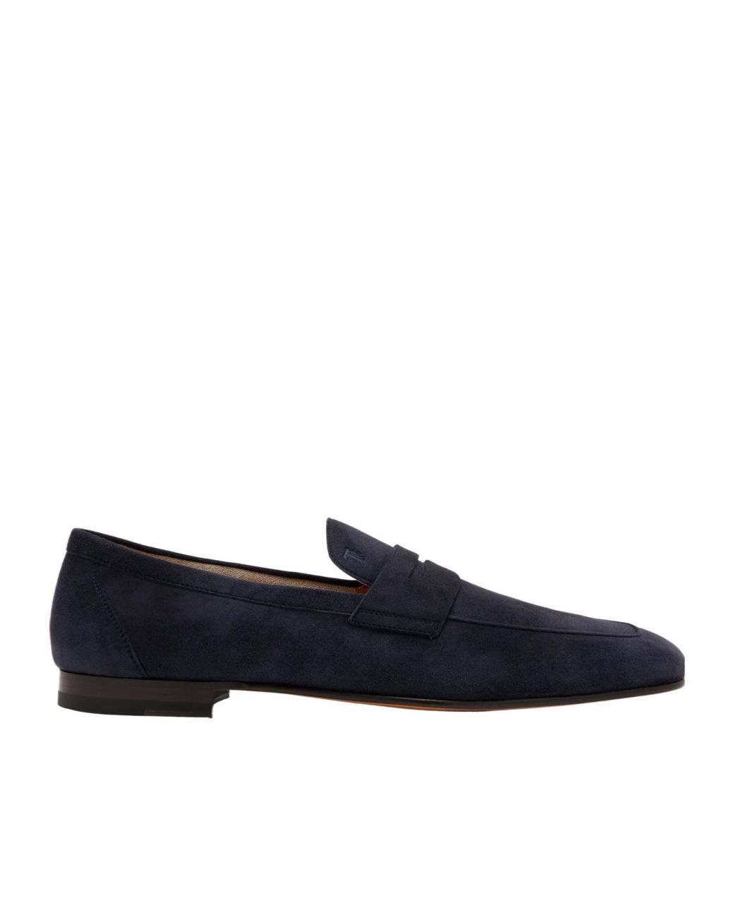 Tod's Blue Suede Penny Loafers for men