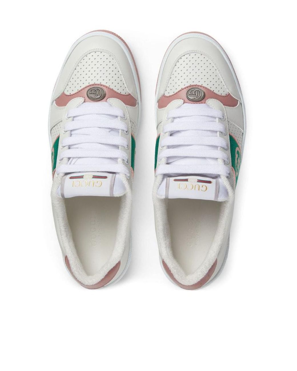 Gucci Green Screener Low-Top Sneakers