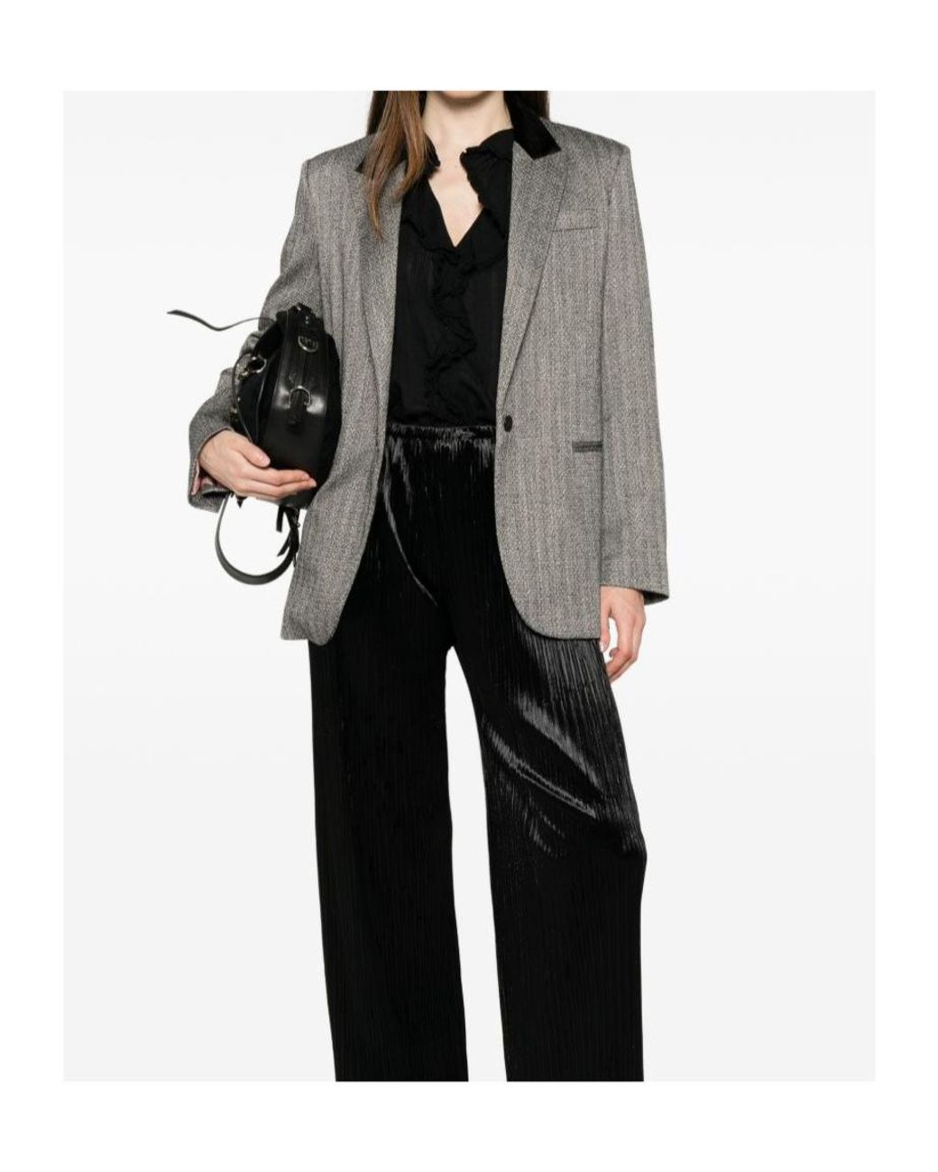 Forte_forte Gray Long-Sleeve Blazer