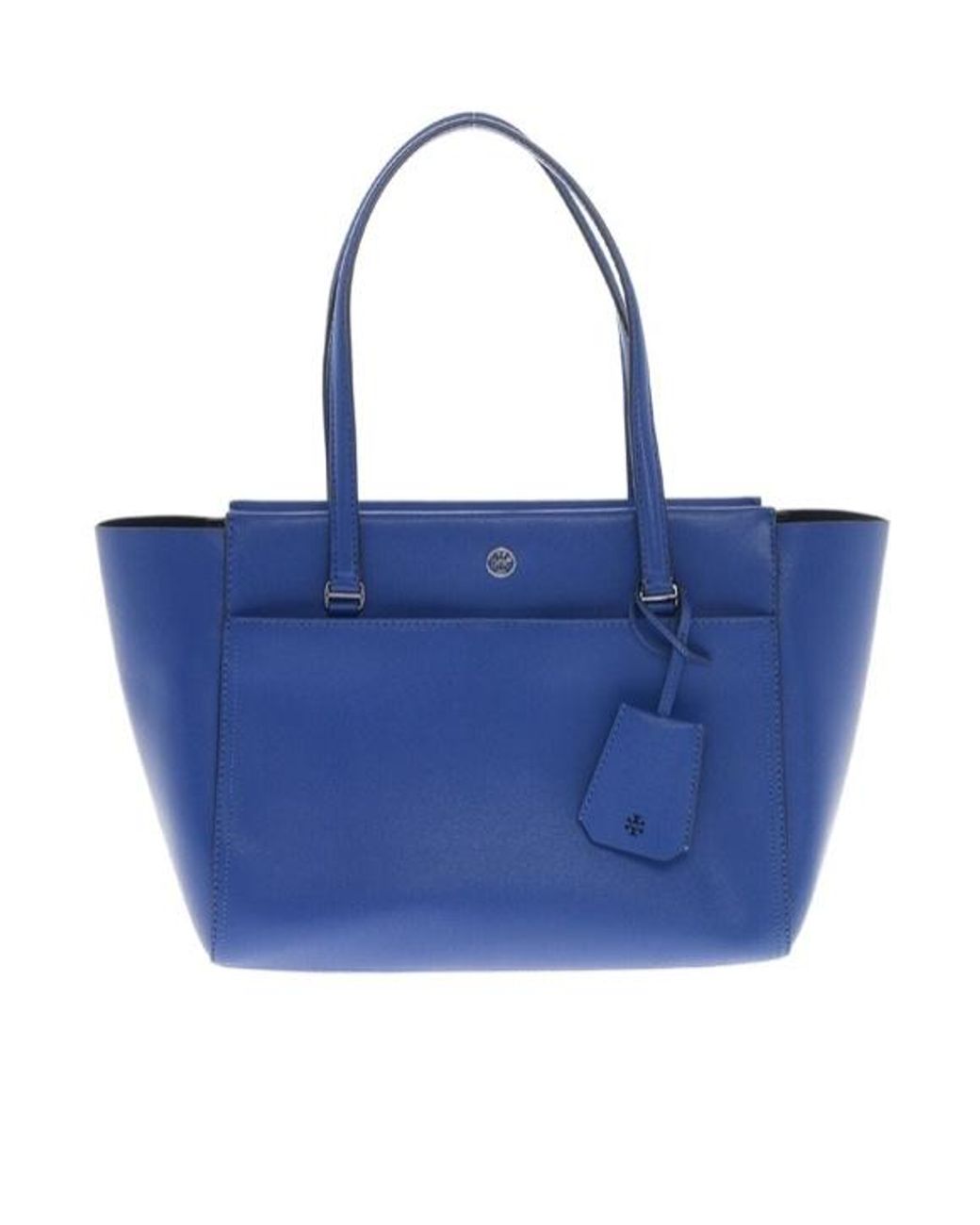 Tory Burch Blue Double-Handled Handbag