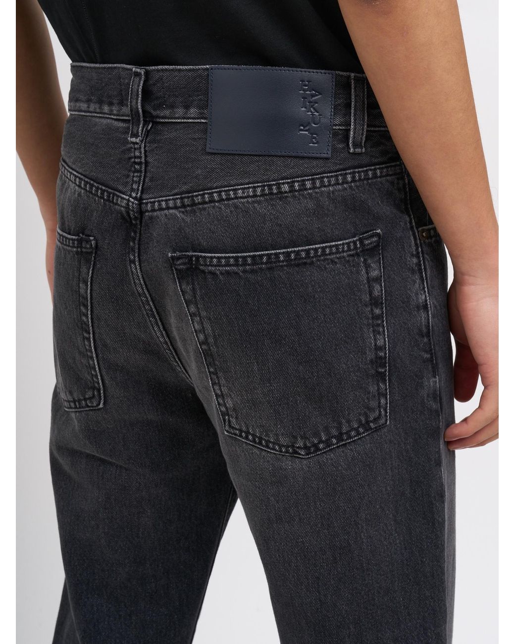 Haikure Black Logo Jeans for men