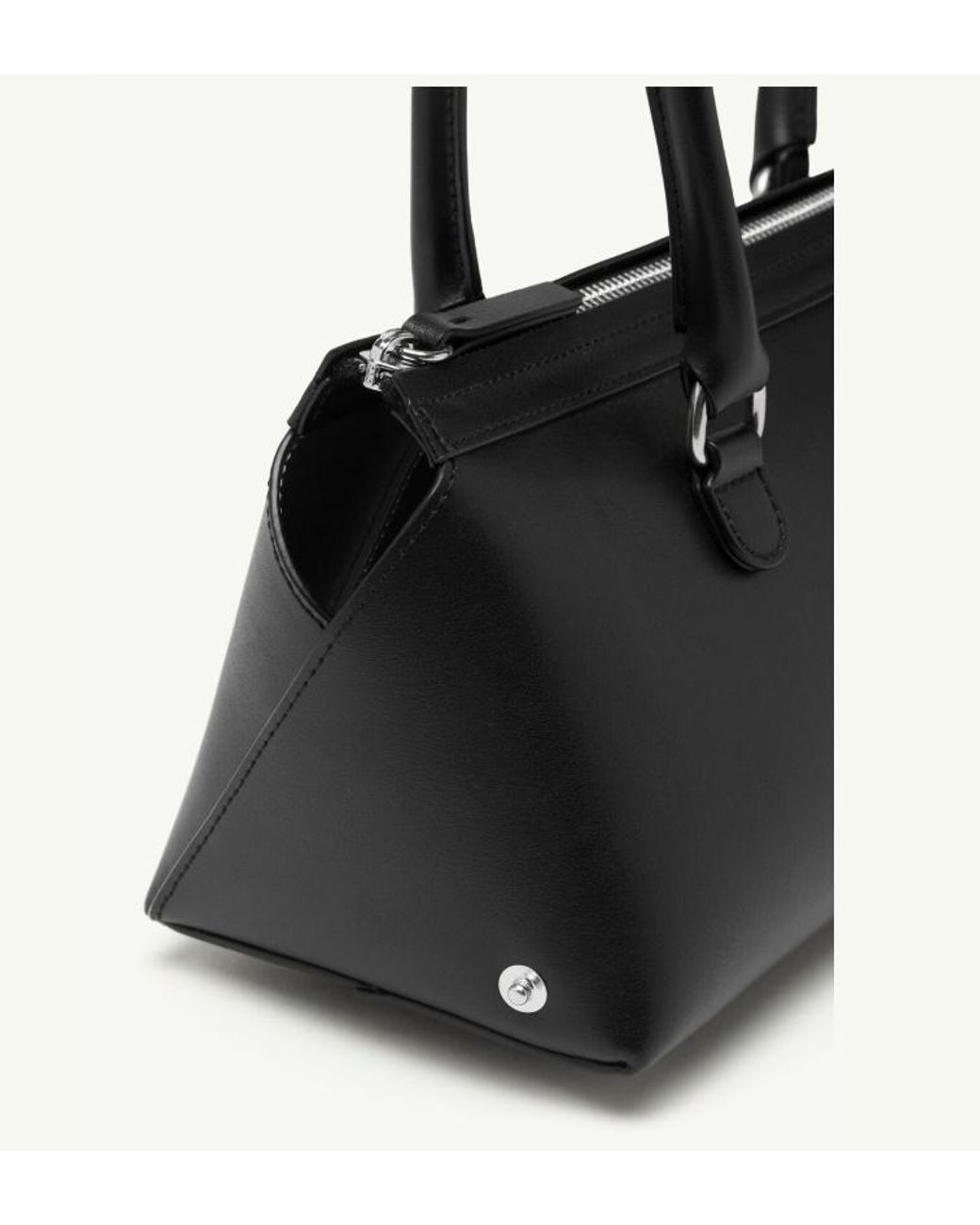 MM6 by Maison Margiela Black Bauletto Shoulder Bag