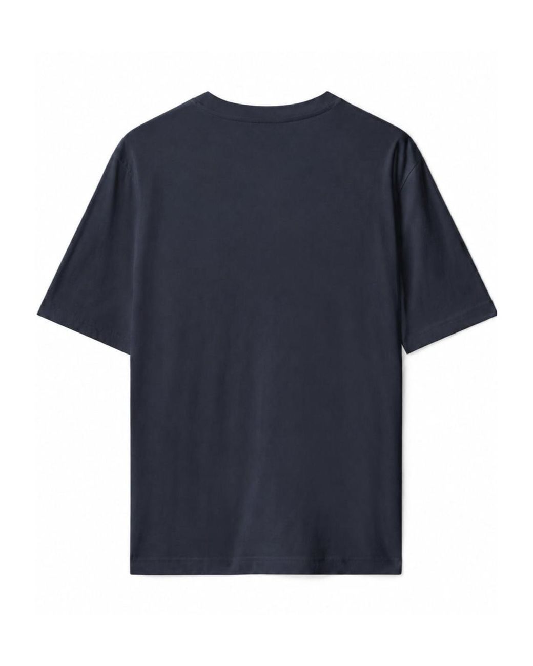 Maison Kitsuné Blue Cotton T-Shirt for men