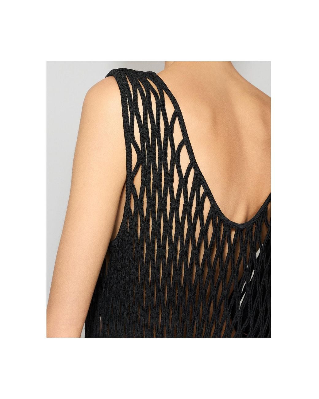 Alaïa Black Knit Skater Dress