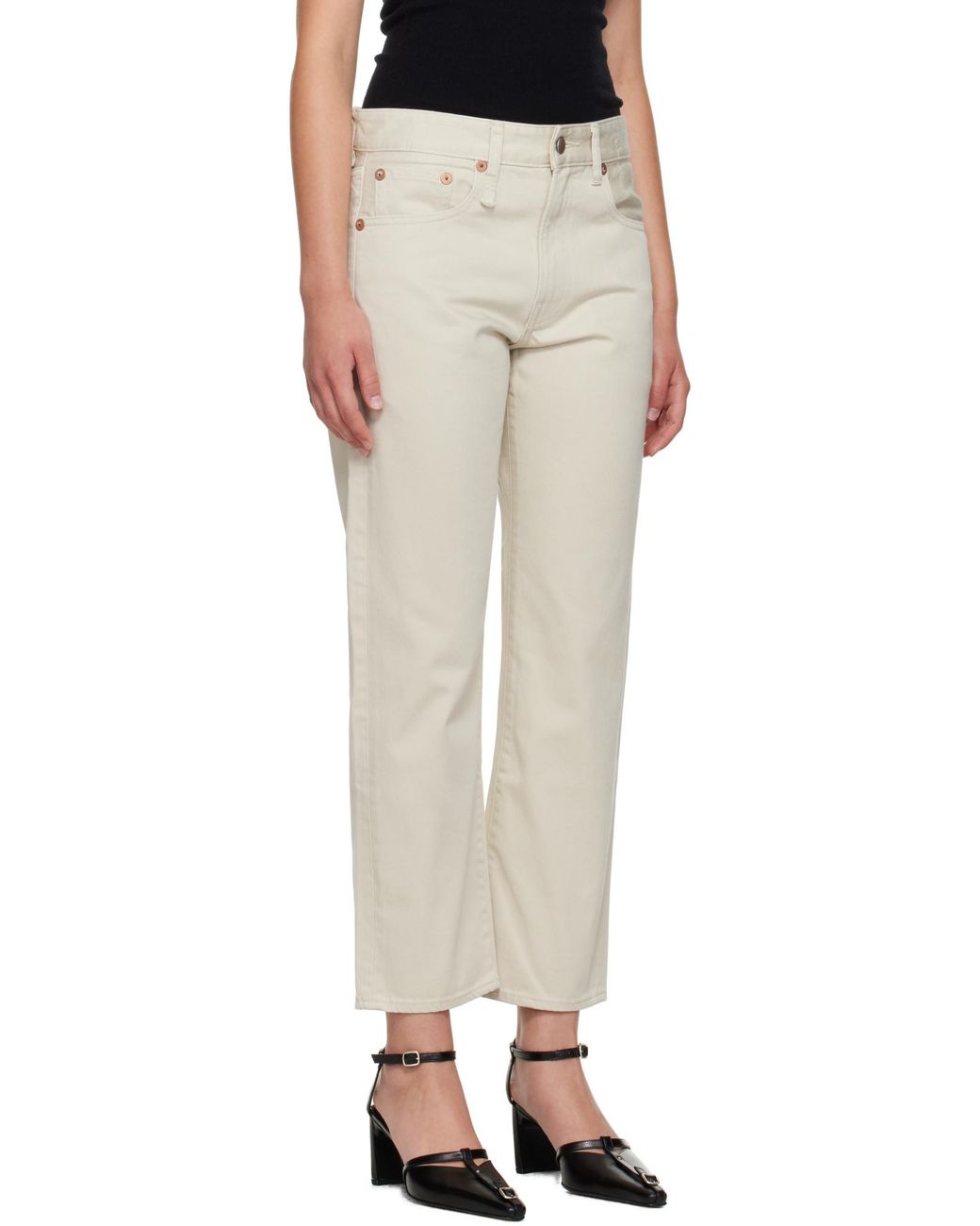 R13 Natural Romeo Jeans