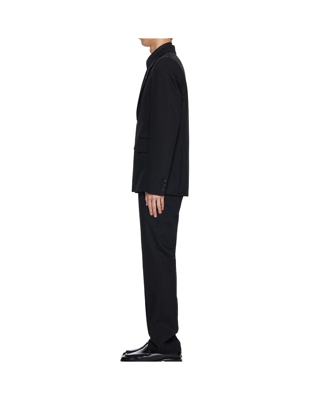 Wooyoungmi Black Wool Blazer Jacket for men
