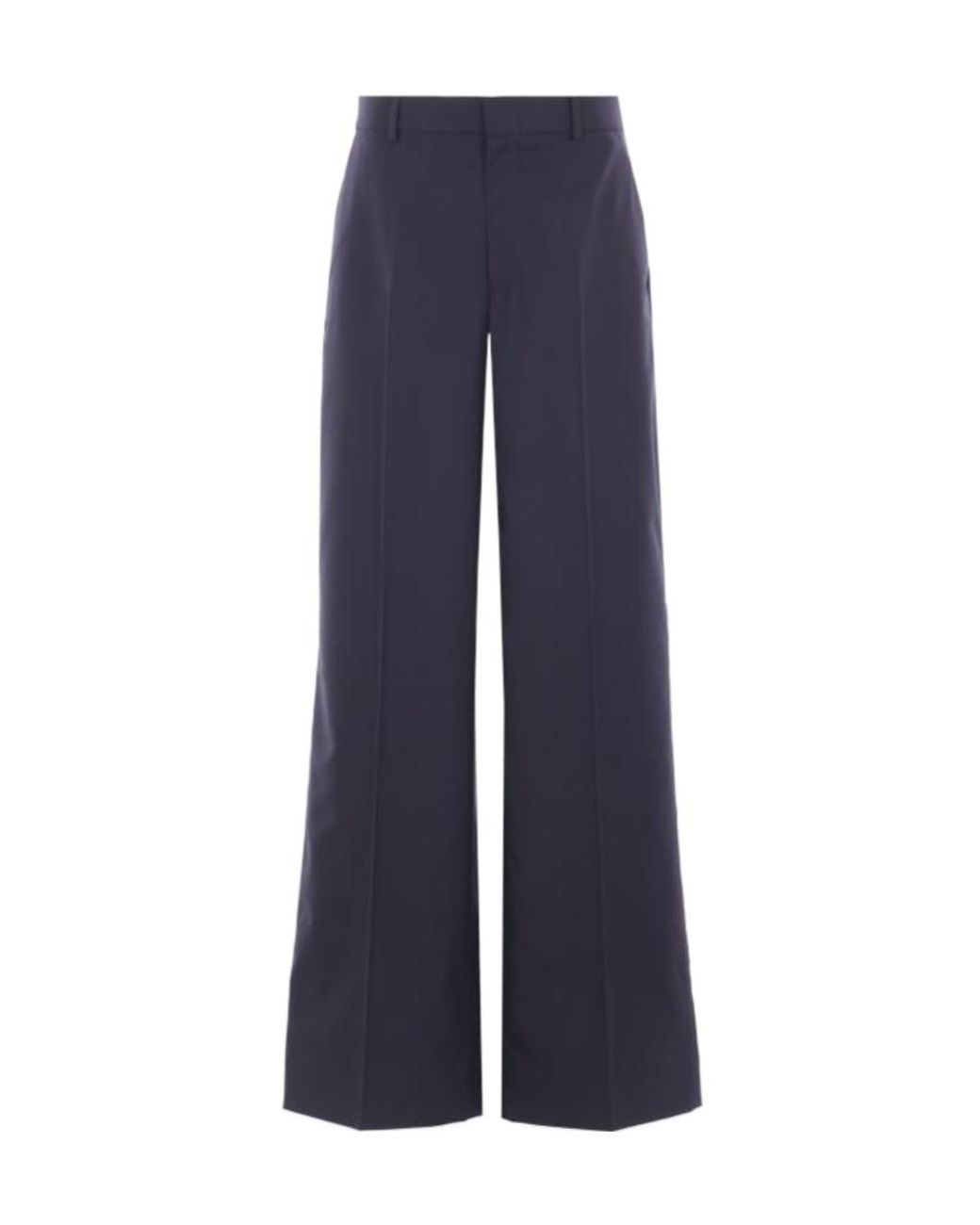Gucci Blue Wide Leg Tailored Trousers