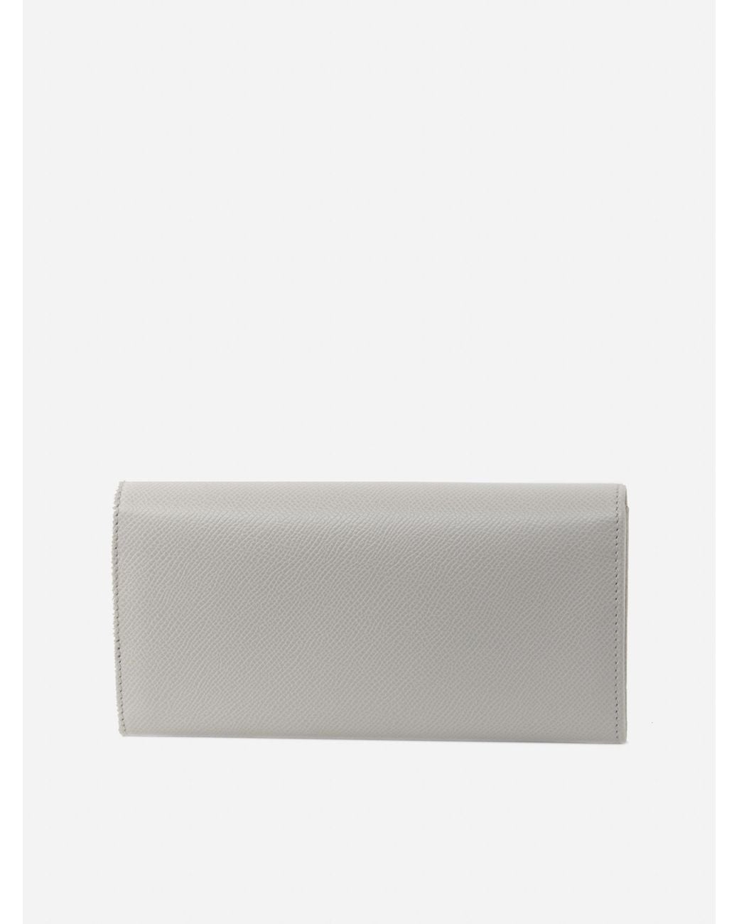 Ferragamo Gray Gancini Continental Wallet