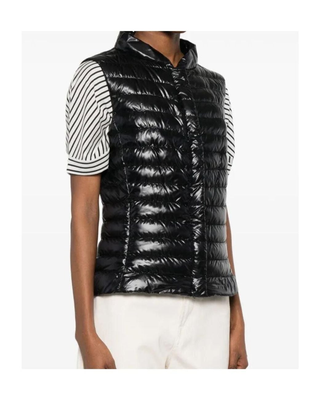Herno Blue Zip-Fastening Quilted Gilet