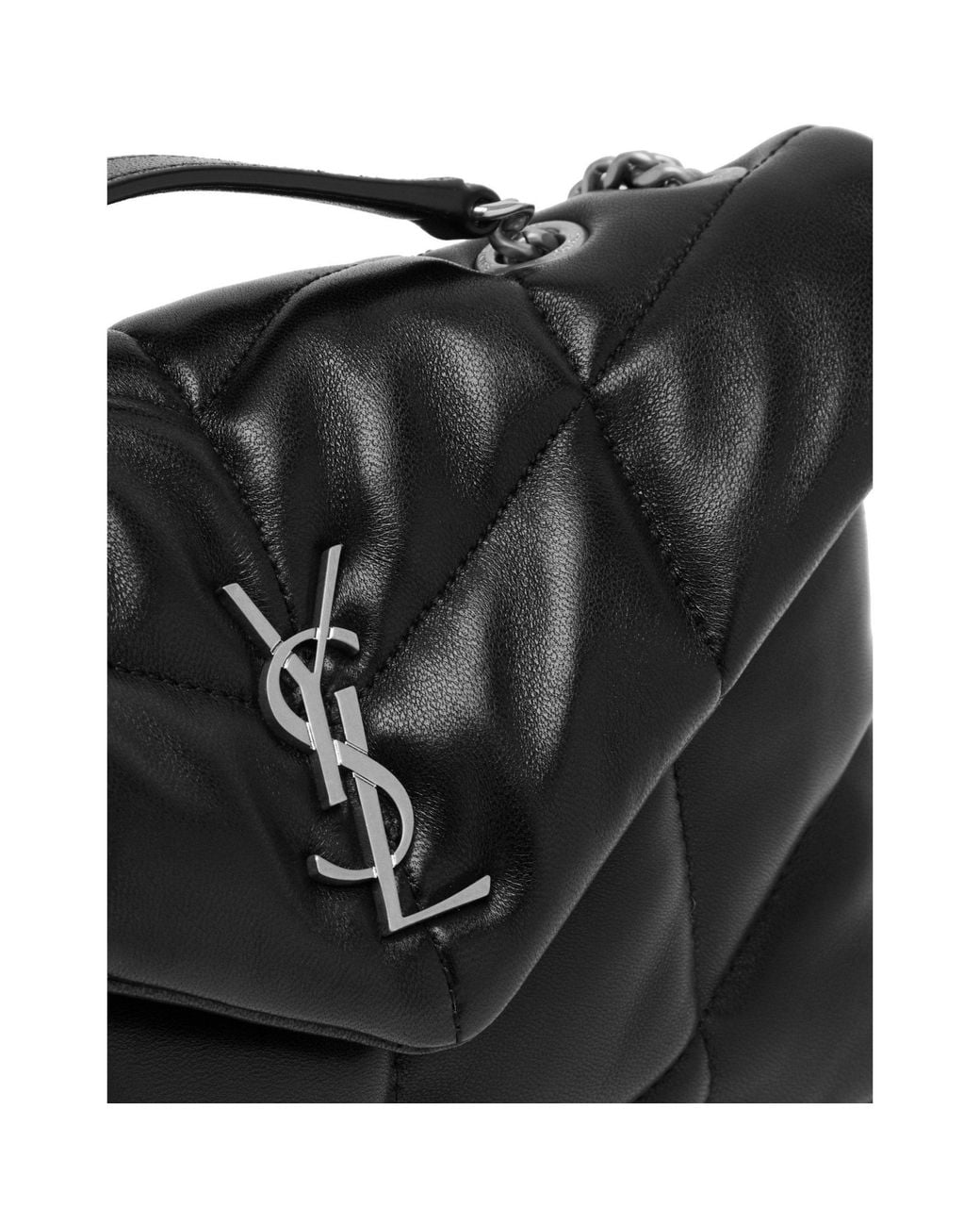 Saint Laurent Black Lightweight Soft Mini Bag