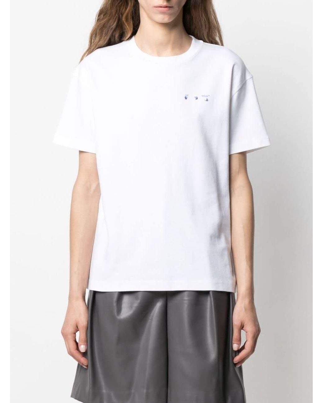 Off-White c/o Virgil Abloh White Floral Arrows T-Shirt