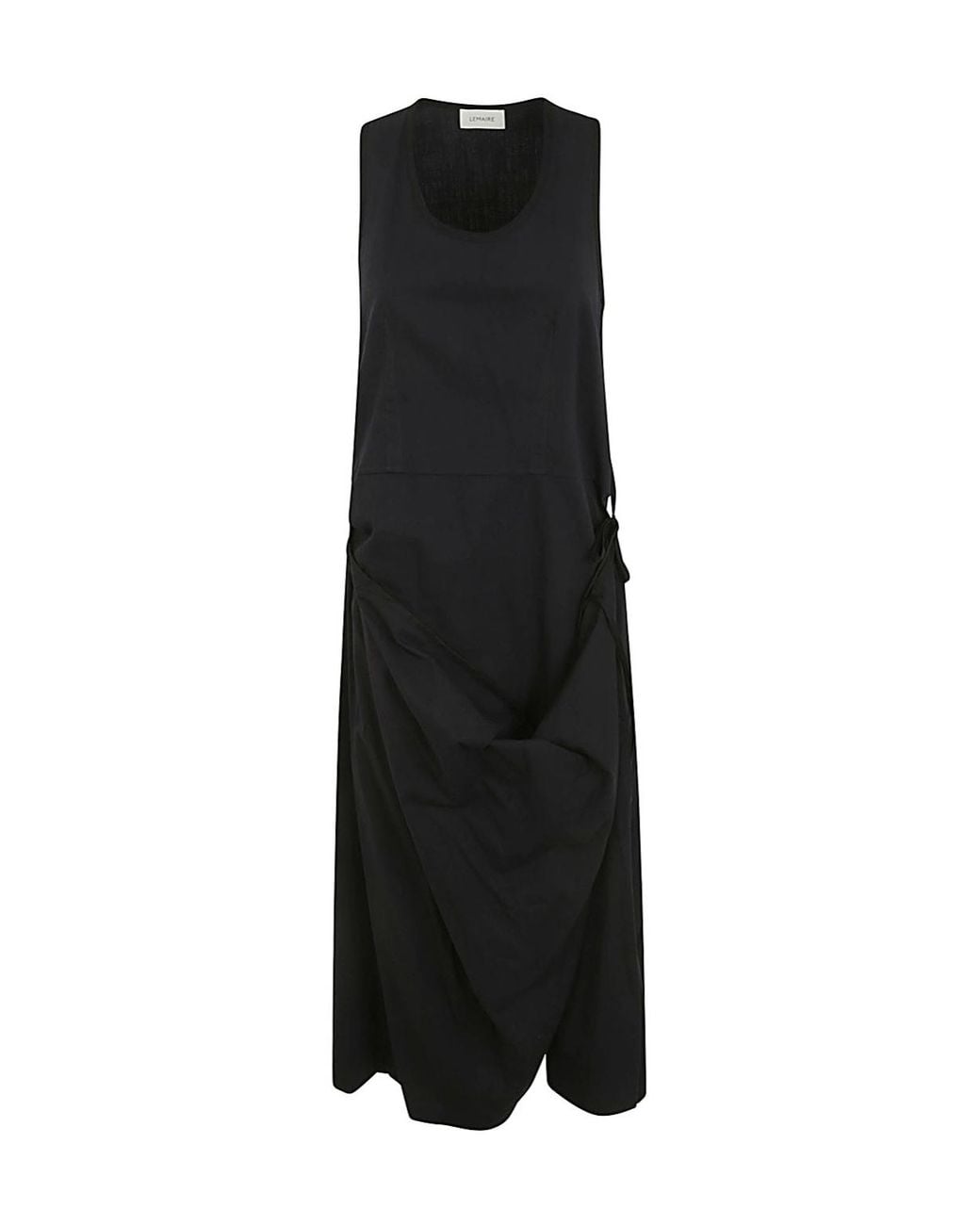 Lemaire Blue Sleeveless Wrap Dress