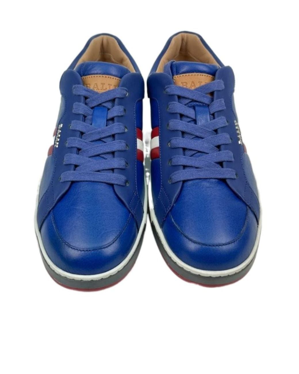 Bally Blue Logo Casual Sneakers for men