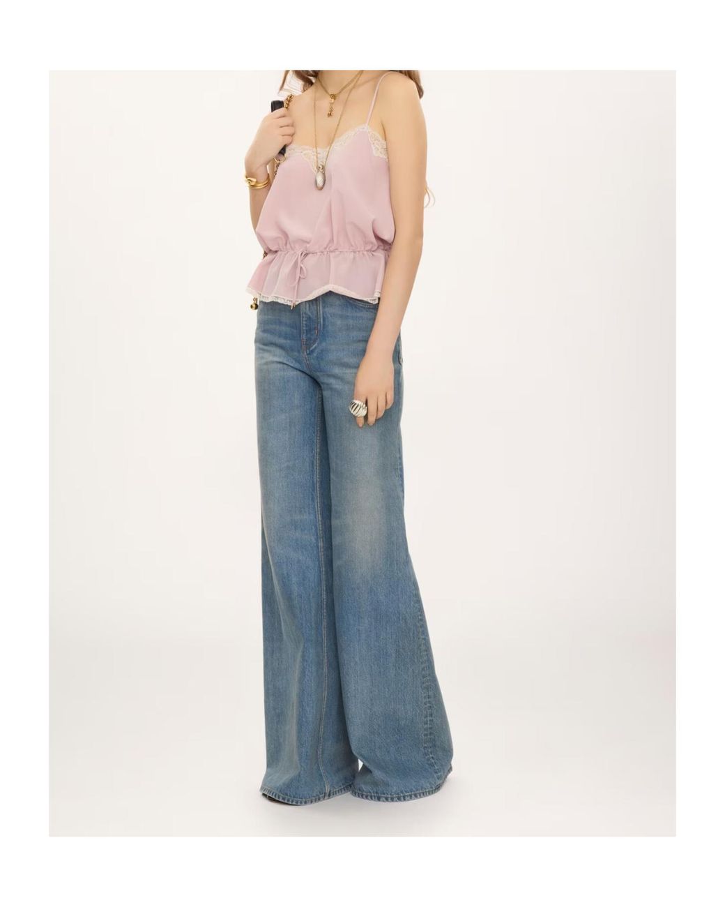 Chloé Pink Camisole Top