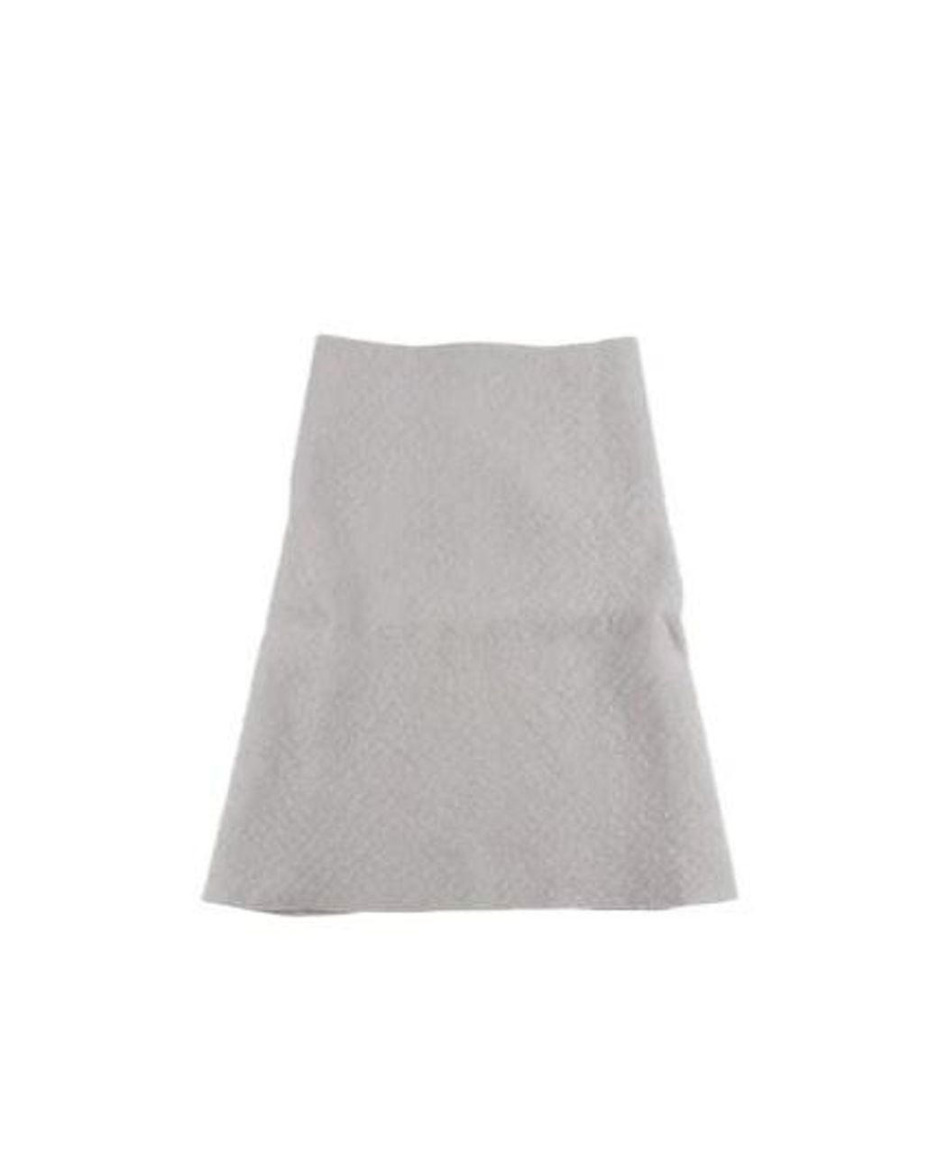 Rick Owens Gray Solid Color Wool Scarf