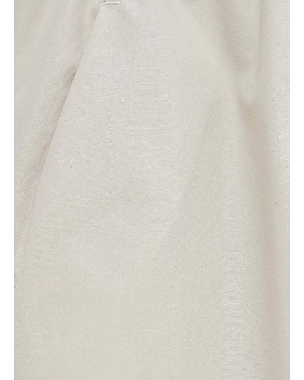 Rick Owens White Slit Skirt