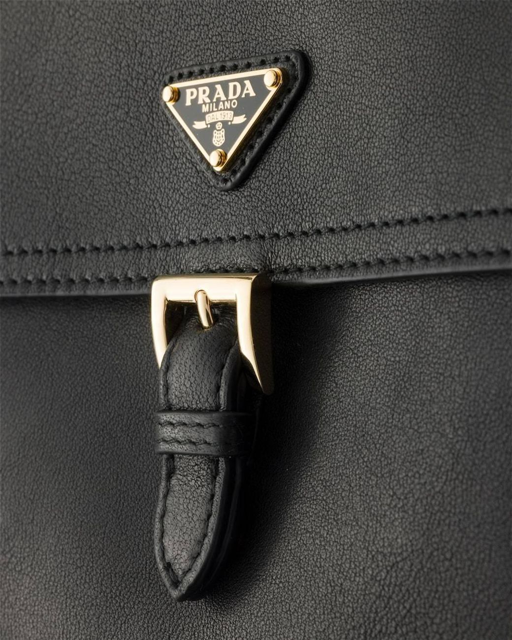 Prada Black Nappa Leather Smartphone Holder