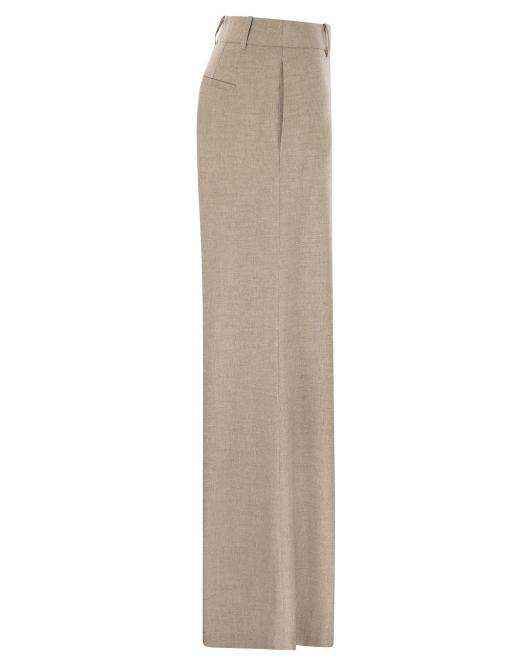 Herno Natural Belt Loop Casual Pants