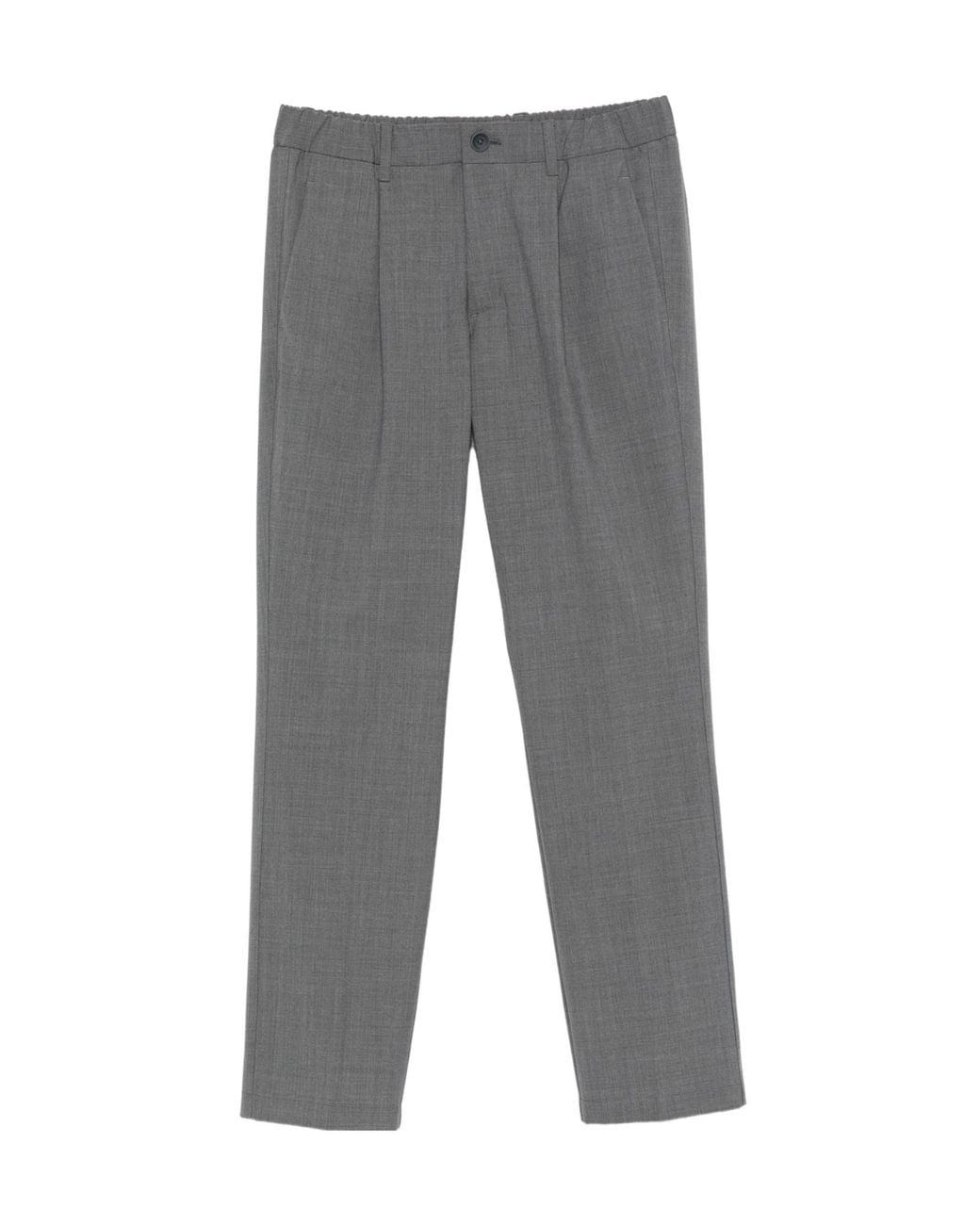 Herno Gray Logo Casual Pants for men