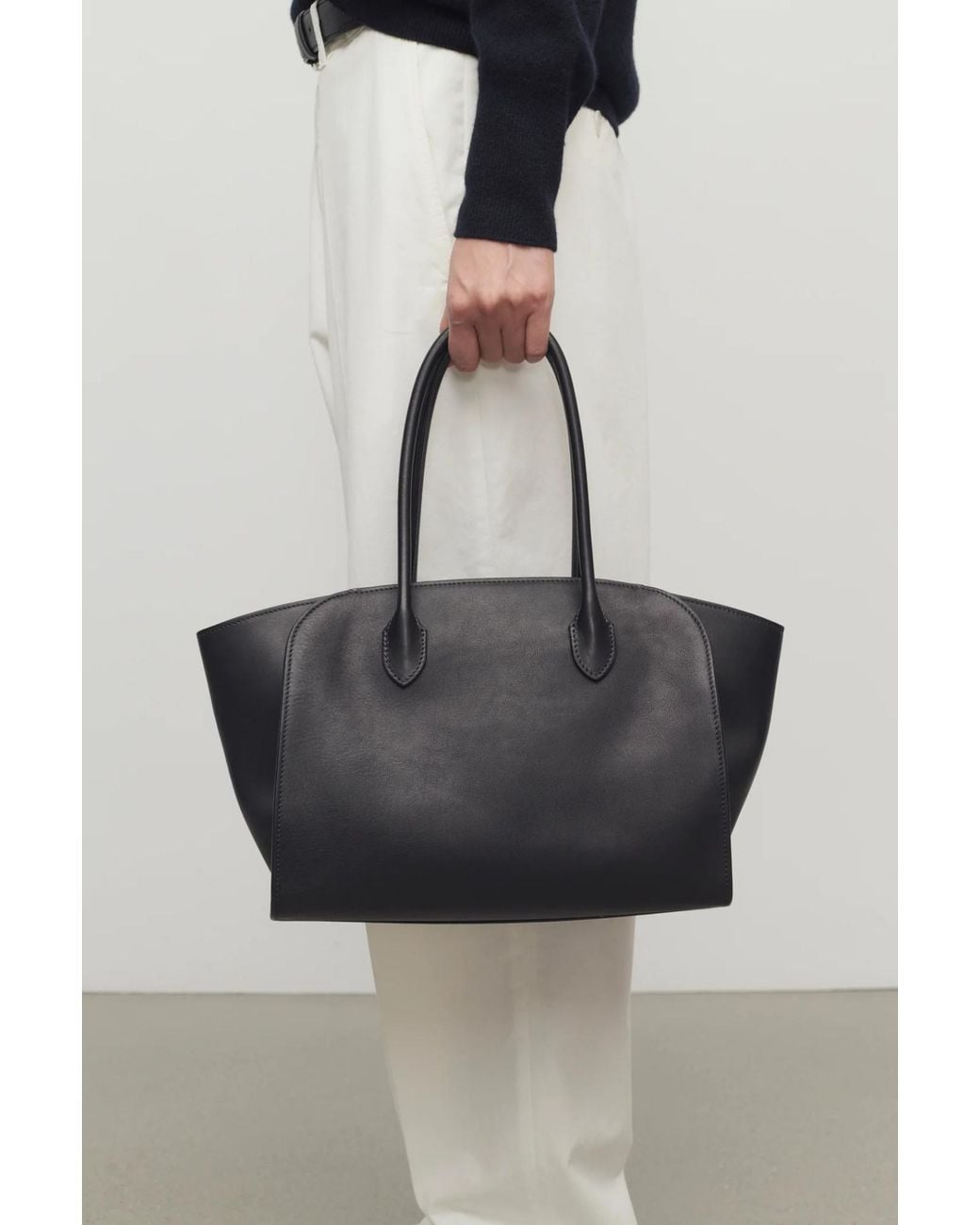 The Row Black Marlo 12 Bag