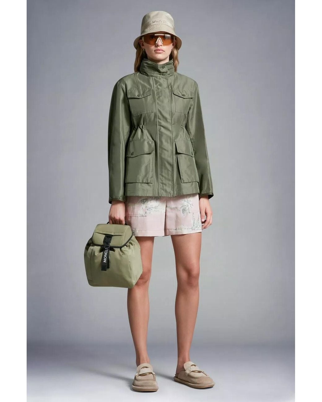 Moncler Green Ilo Field Jacket