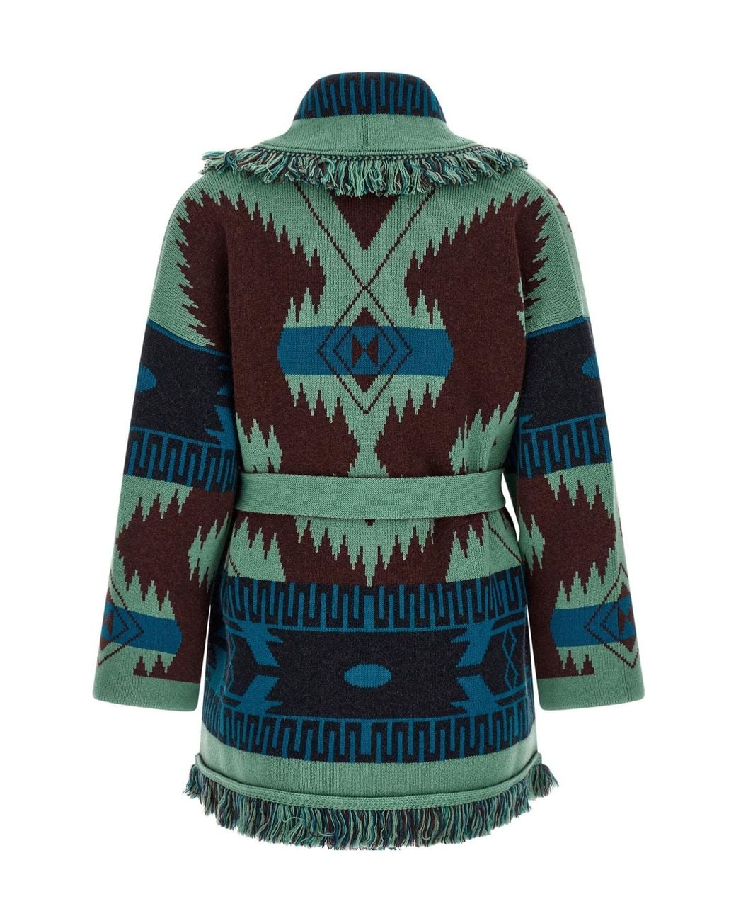 Alanui Green Cashmere Knitwear