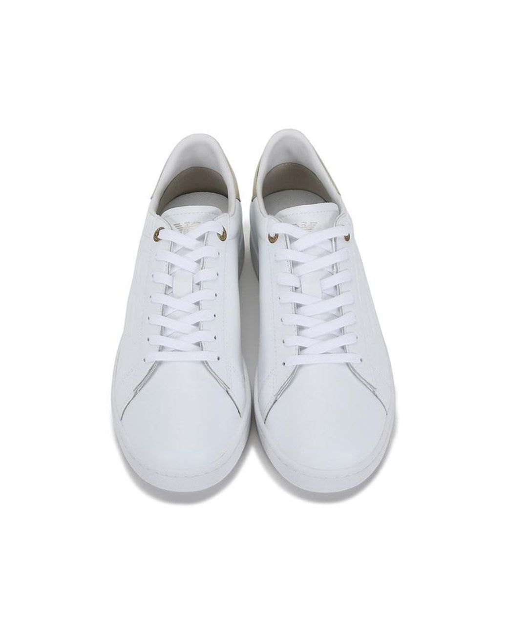 EA7 White Tie Casual Sports Shoes for men