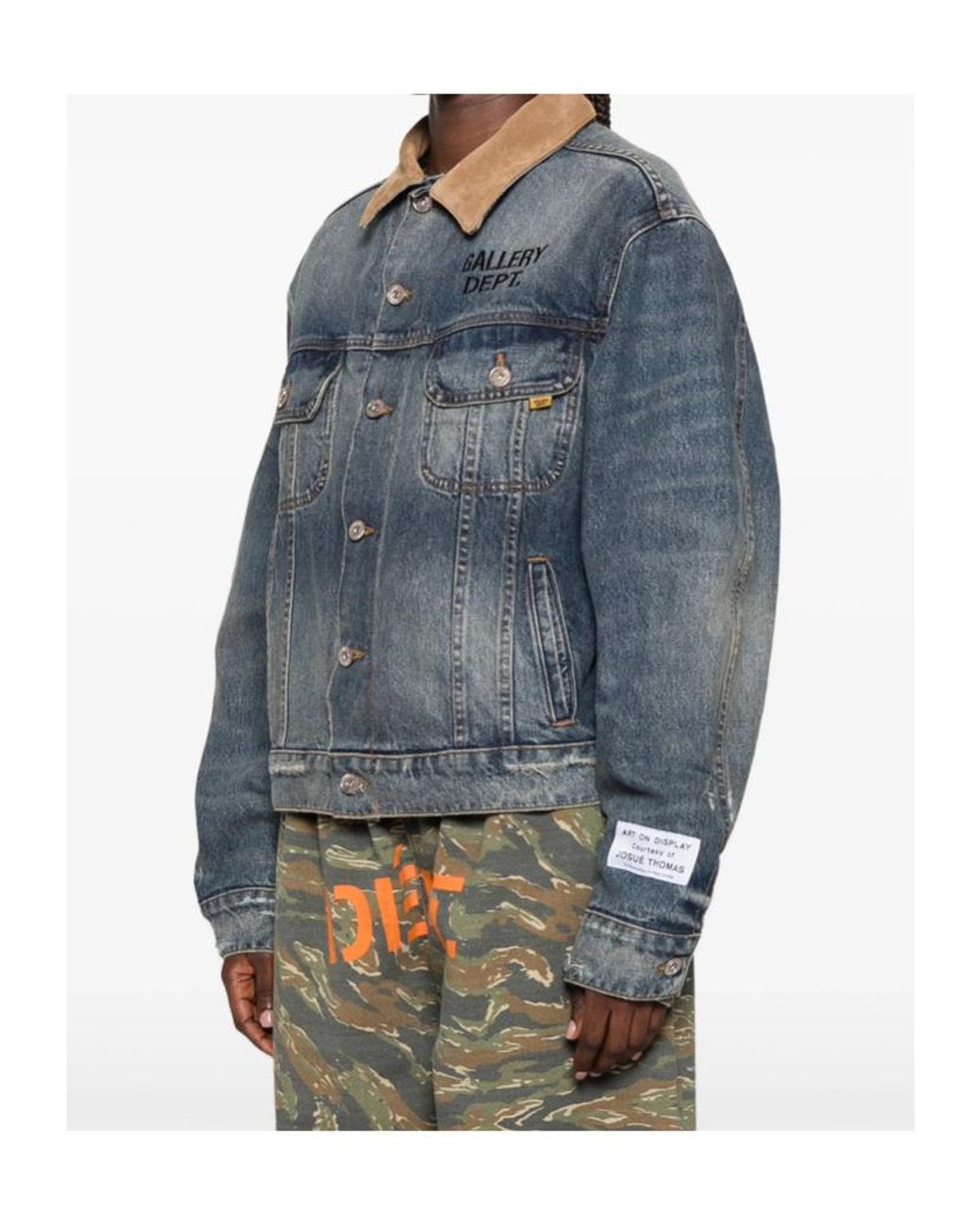 GALLERY DEPT. Blue Button-Up Denim Jacket for men