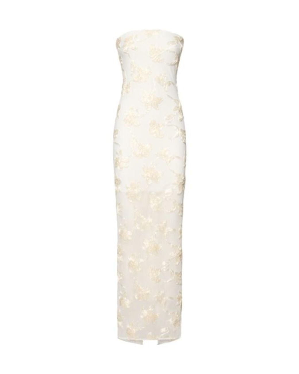 ROTATE BIRGER CHRISTENSEN White Lace Sleeveless Dress